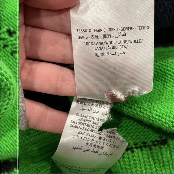 Gucci Tiger Stripe Intarsia Wool Sweater XS - Picture 7 of 9